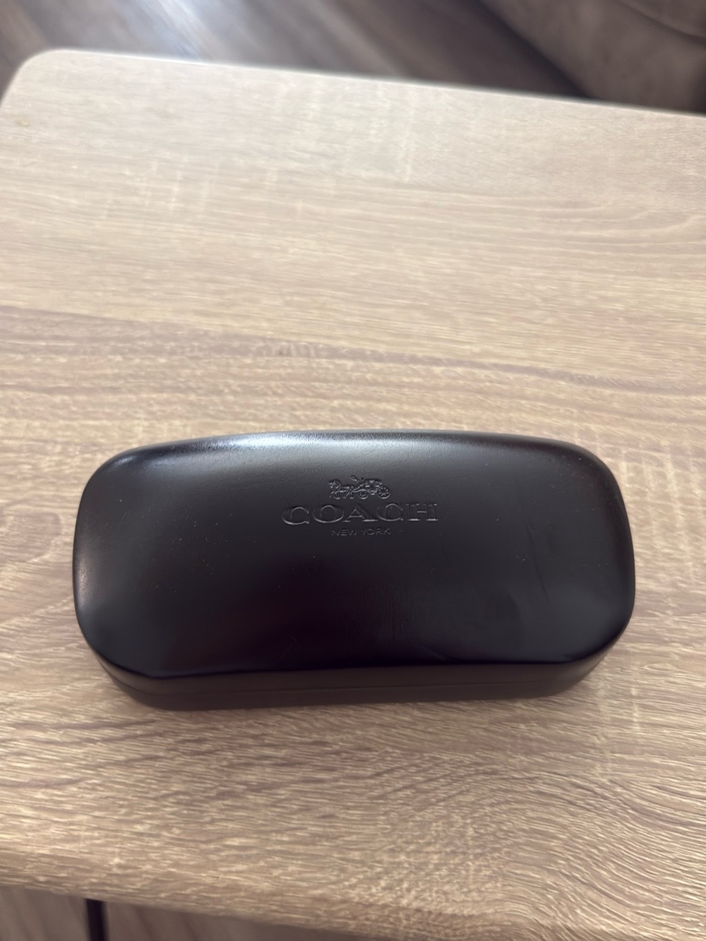 Coach Black Hard Eyewear Case